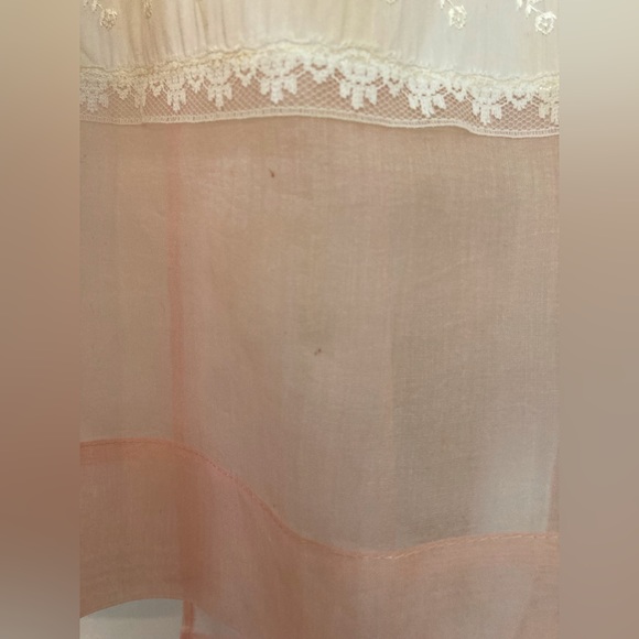 Vintage 1930’s? Organza and Lace Apron - Picture 3 of 6